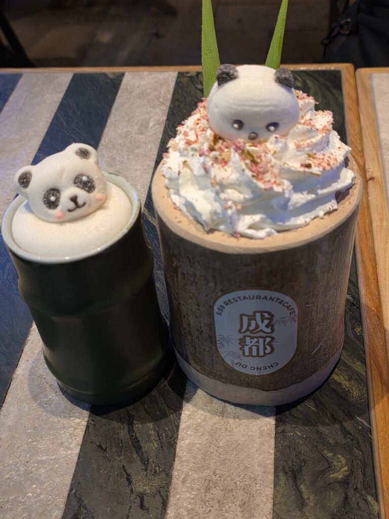 5:59+ Cafe & Bistro Signature Panda Latte and Bamboo Milk Tea