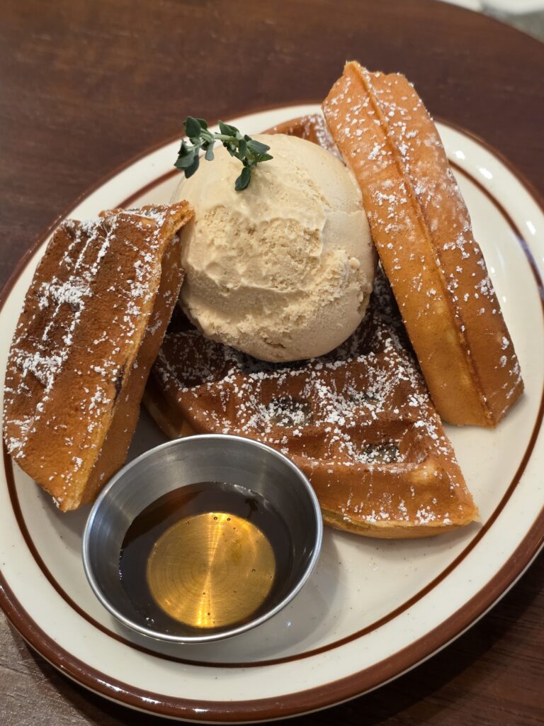 1 Secret Ingredient That Makes Rise Bakehouse's Waffles Absolutely Addictive 3 rise bakehouse singature sticky nian gao waffles
