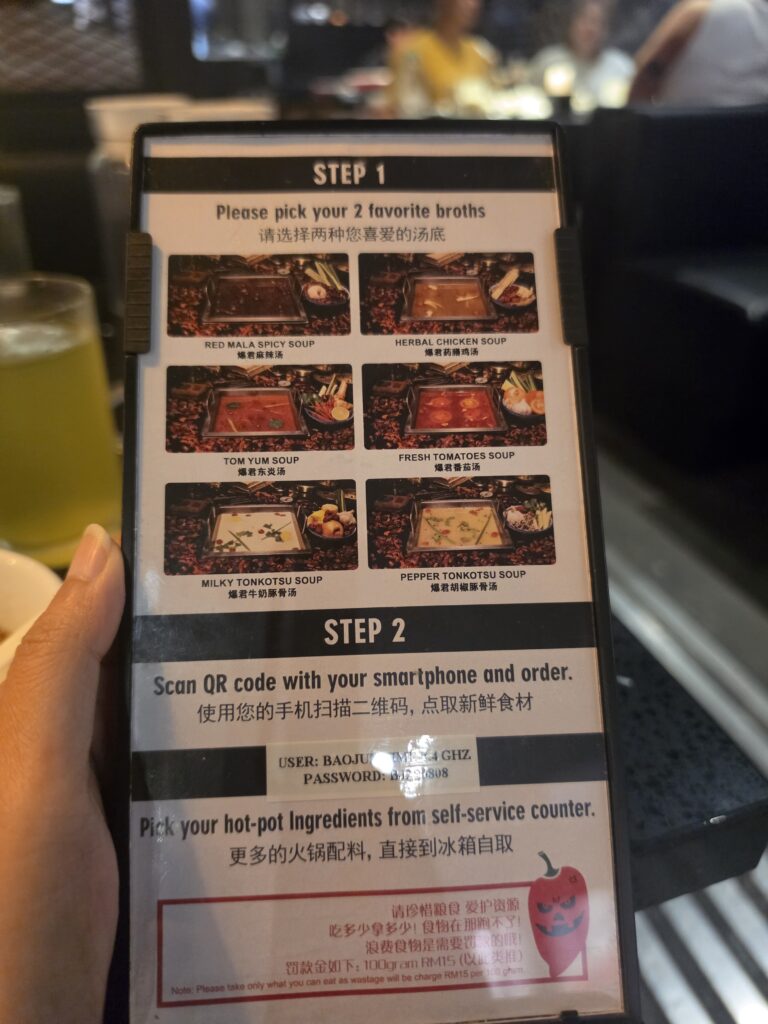 Bao Jun Hot Pot JB: 3 Incredibly Satisfying Reasons Why You Will Never Stop Coming Back 1 choice of soup in bao jun hot pot