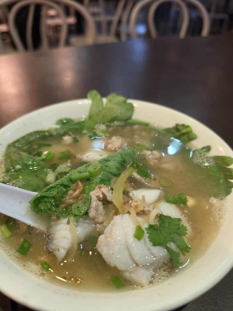 fresh fish from the fish soup