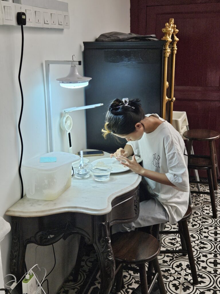 92 Armenian, Penang: Bird’s Nest Luxury in Every Bite 8 Bird's nest cleaning process