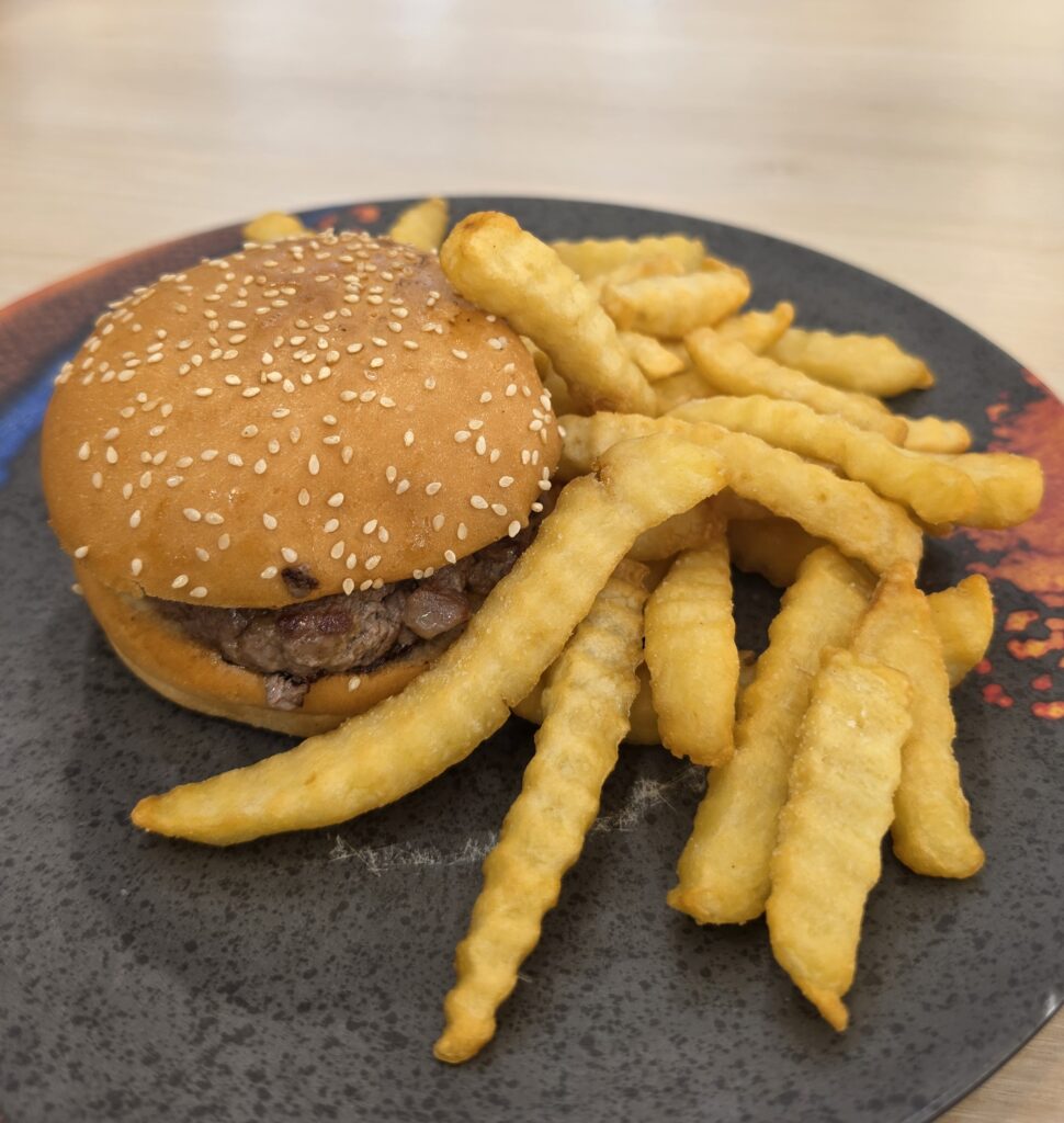skinny chef cheese burger