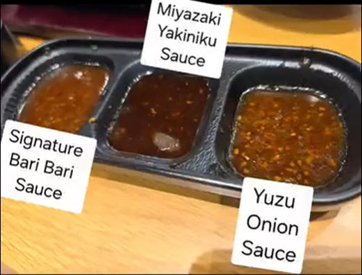 Bari bari steak sauces