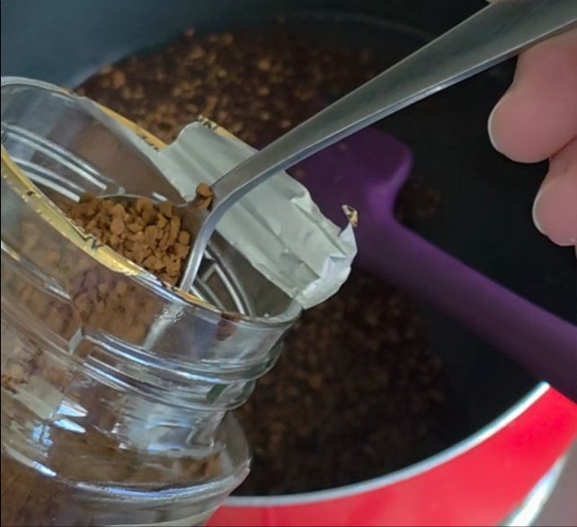 add in instant coffee