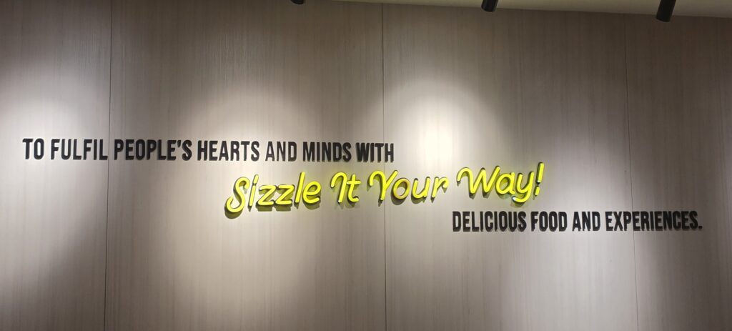 pepper lunch slogan