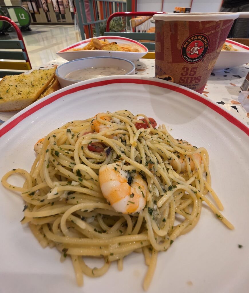 Kids Eat FREE at PastaMania Singapore: 1 Amazing Monthly Deal You Shouldn’t Miss 5 prawn aglio olio with soup set