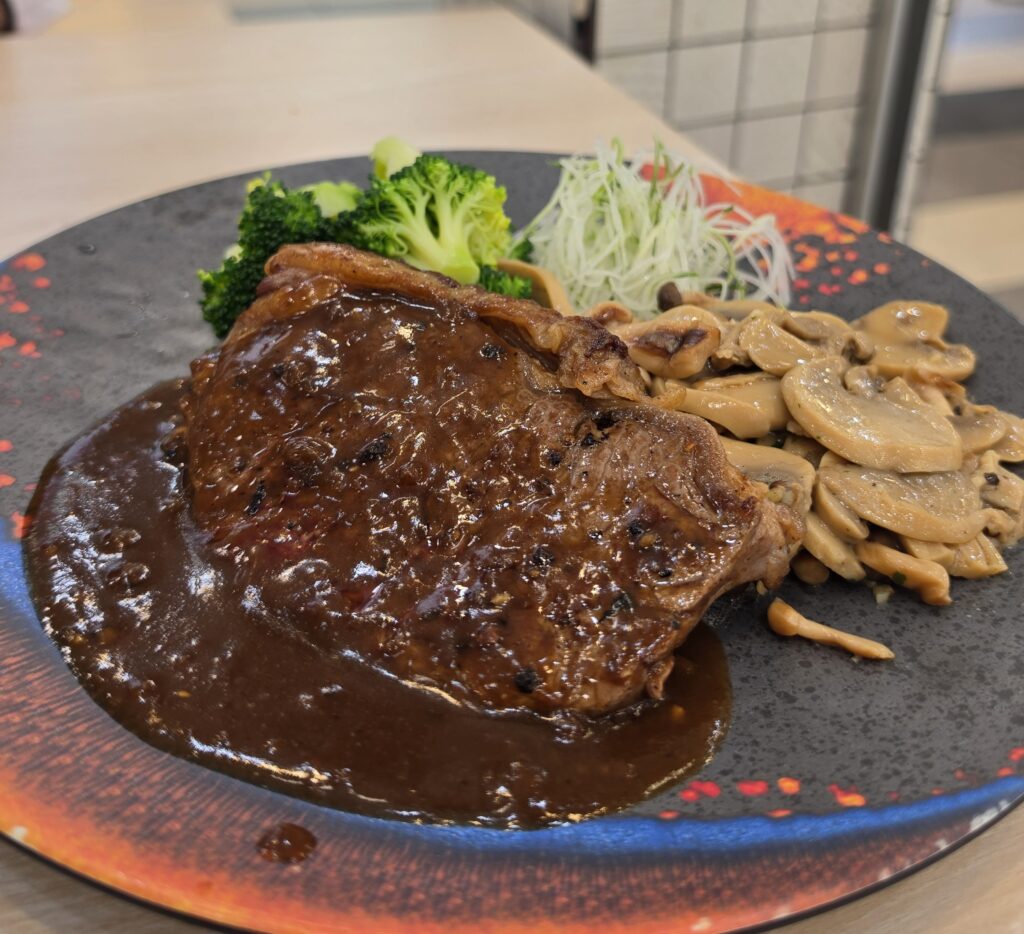 skinny chef western food black pepper steak