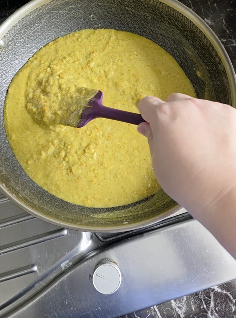 Pumpkin Gula Melaka Kaya: A Comforting Homemade Treasure 5 Add in egg