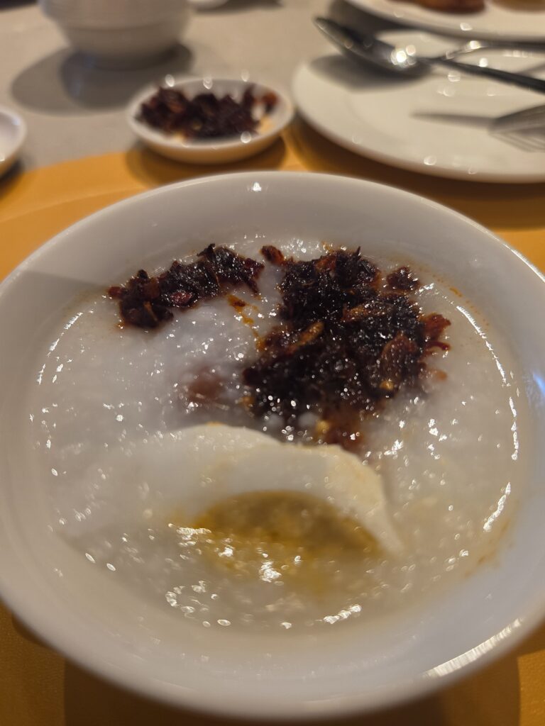 dried -shrimp chilli porridge