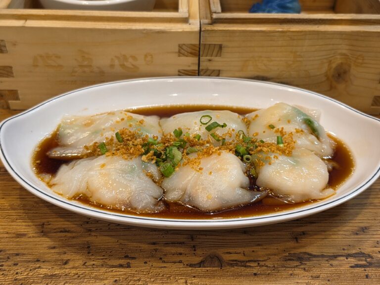 Prawn Rice Roll with Asparagus
