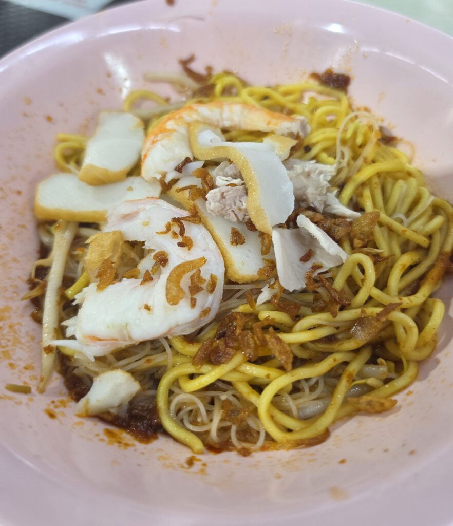 Affordable Old-School Prawn Mee at Lai Hiang Pork Rib Prawn Mee 4 dried version