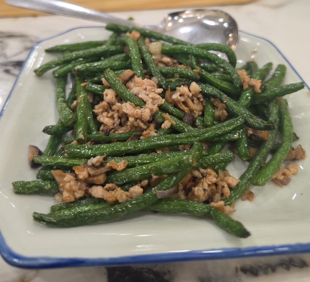 Impressive Grand Opening Experience at Restoran Sze Zai Hiong in Johor Bahru 5 french bean with mince meat