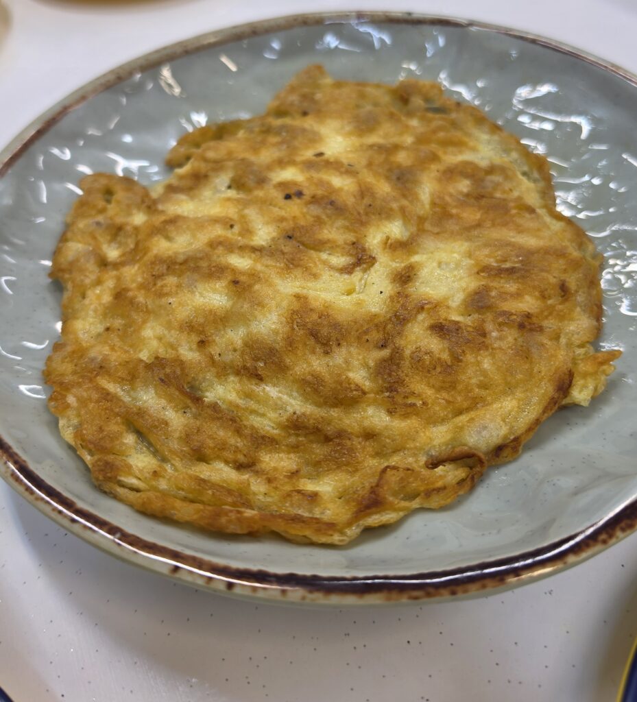 minced meat omelette