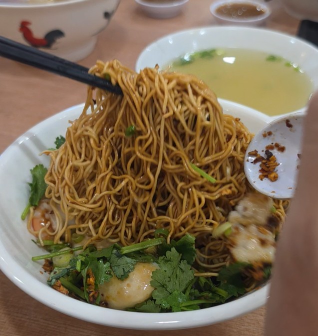 Award-Winning Delicious Taste of Malaysia Hai Kah Lang Seafood Noodles Now in Singapore 7 dry noodle