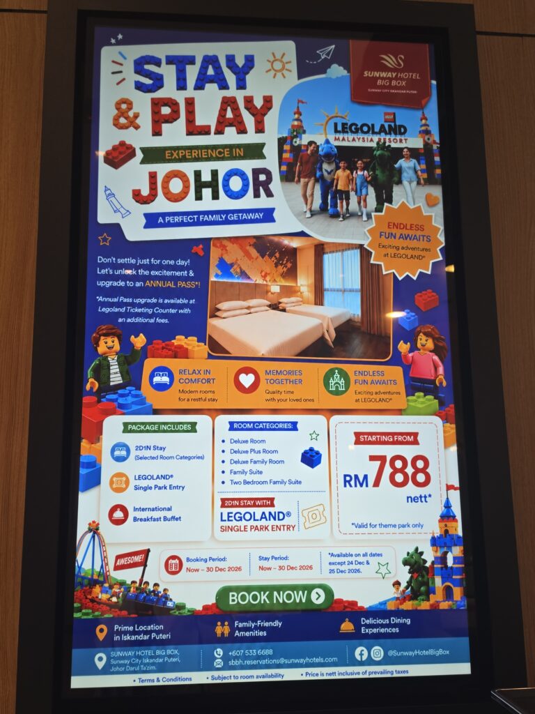 Sunway Hotel Big Box Pendas Cafe JB 9 Sunway Hotel Big Box Legoland Package