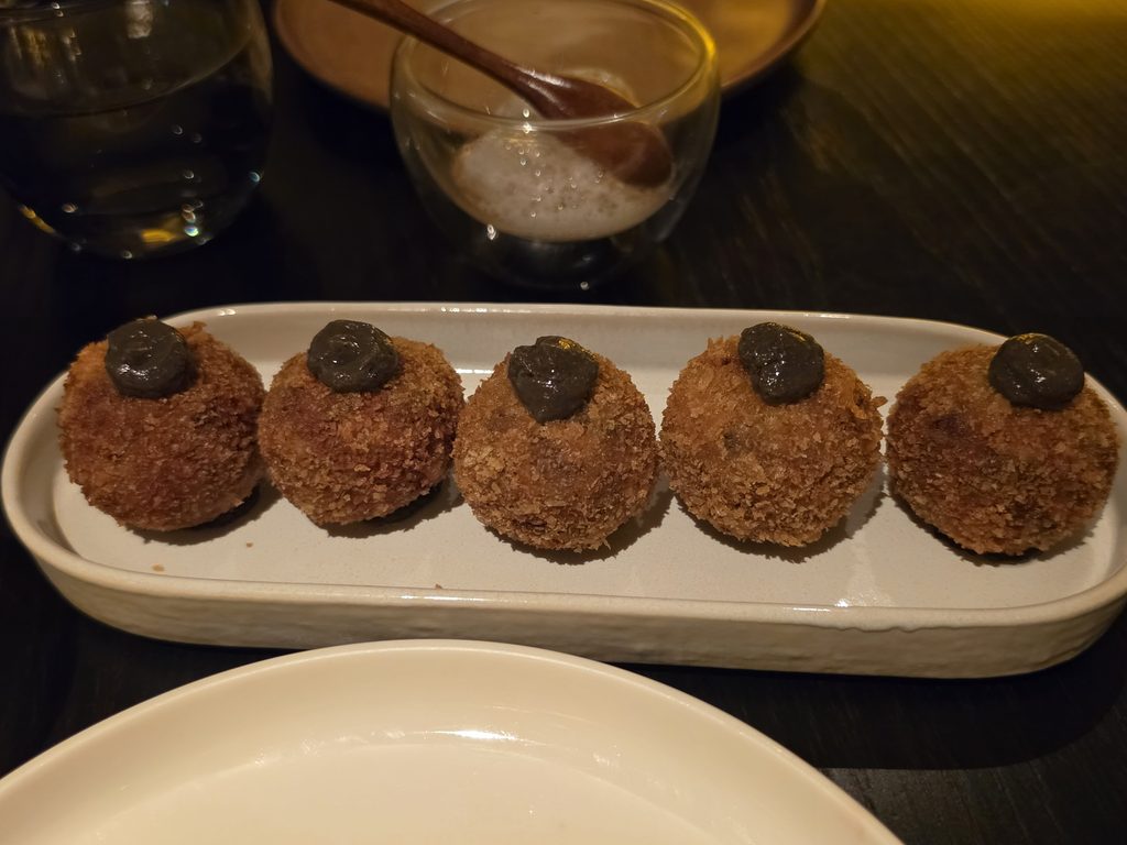 FOC Restaurant Singapore: An Incredible Barcelona Dining Experience in Singapore 4 Porcini Mushroom Croquetas with Black Truffle Sauce