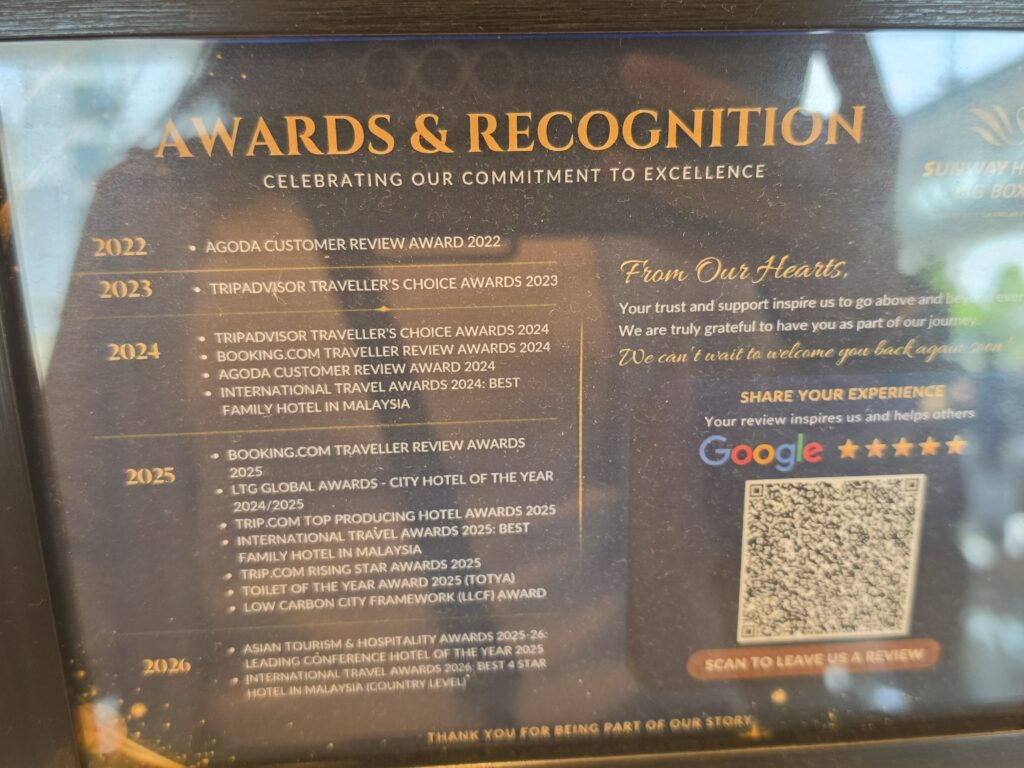 Sunway Hotel Big Box Pendas Cafe JB 7 Sunway Hotel Big Box Award