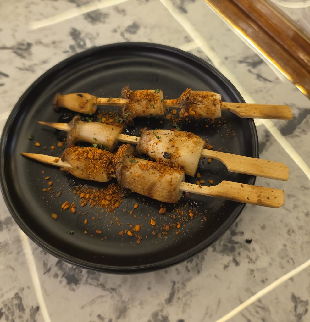 Since 1939 by CSS Liquor KL: The Perfect Spot for Food, Wine & Unwinding 8 grilled mushroom skewers 1