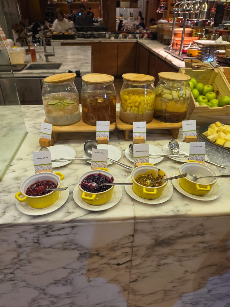 DoubleTree JB compotes and purees