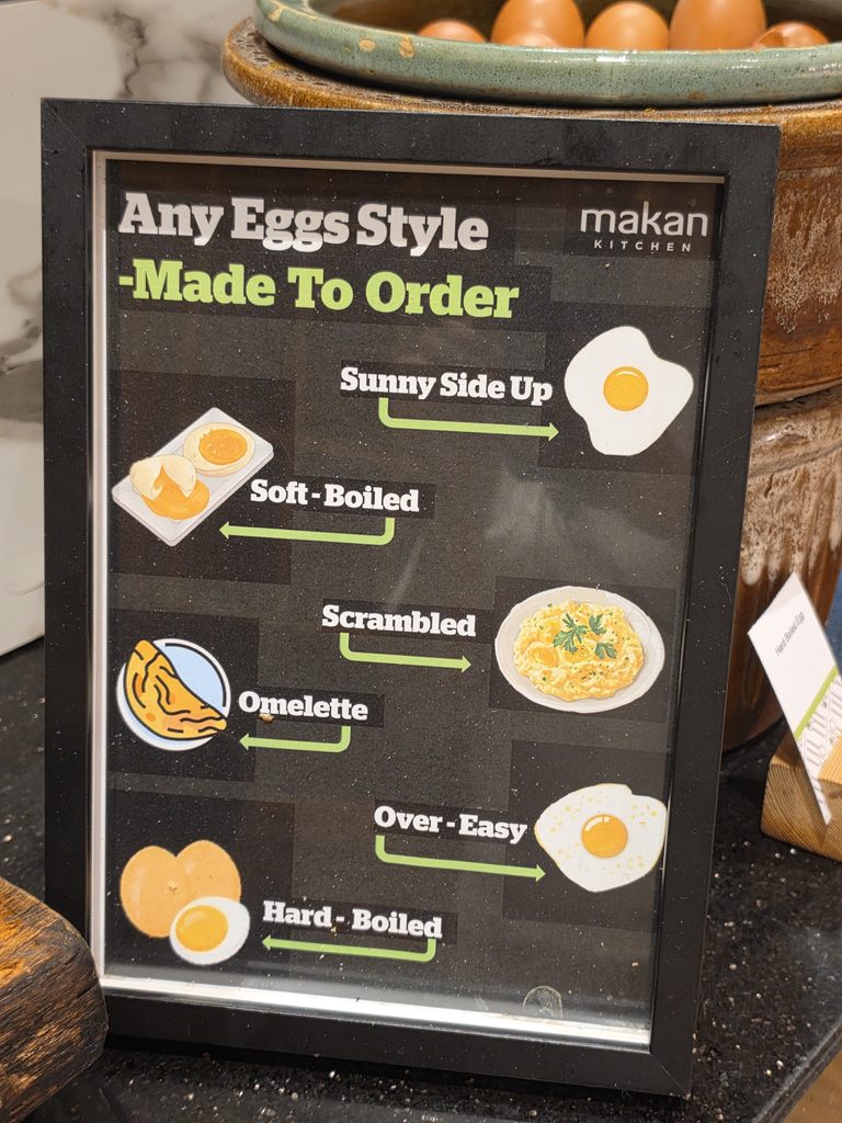 DoubleTree JB Egg Order Station