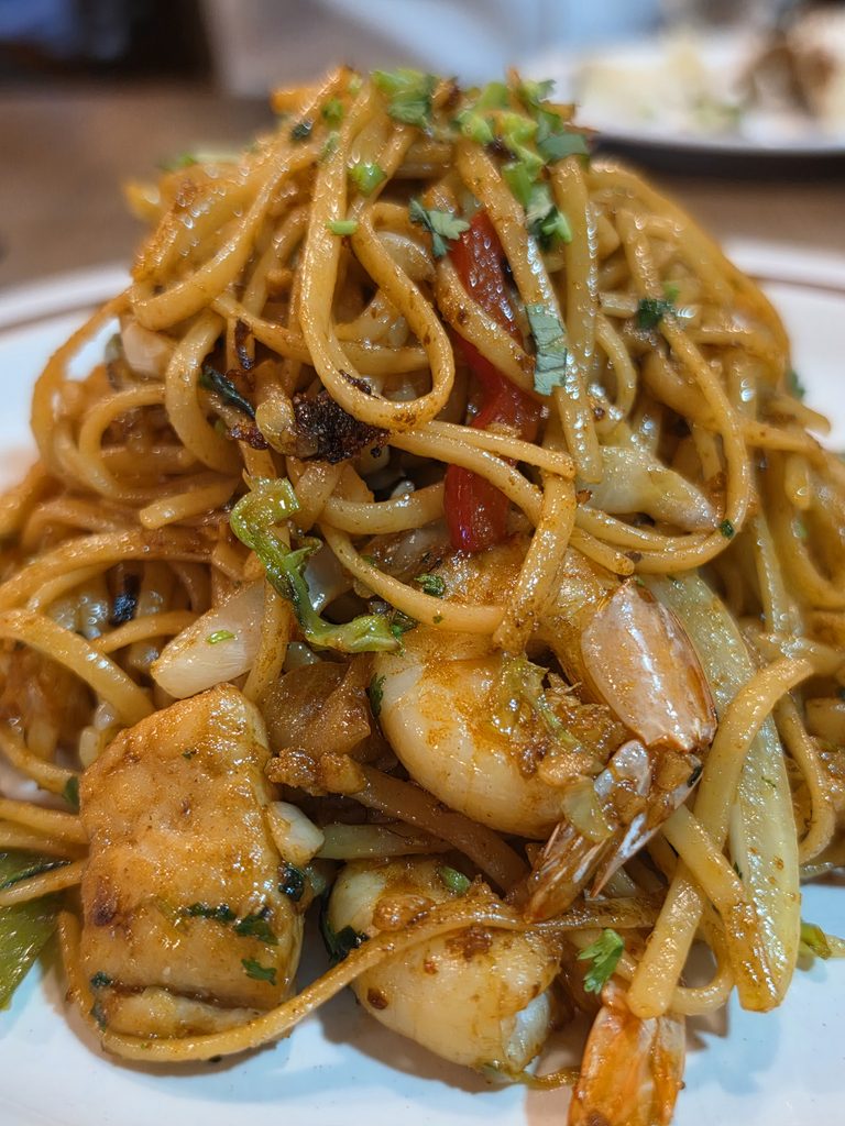 Tim’s Restaurant and Cafe: A Wonderful Neighbourhood Spot for Steak, Seafood & Nepali Flavours 5 Seafood Chowmein with Nepali spices