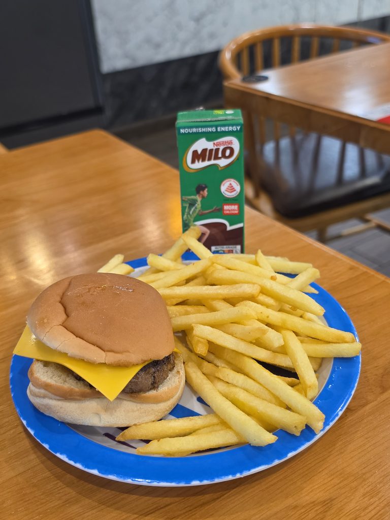 Rise & Grind Coffee Co: A Fantastic Breakfast & Brunch Spot at Oasis Terraces, Punggol 8 Kid Cheese Burger