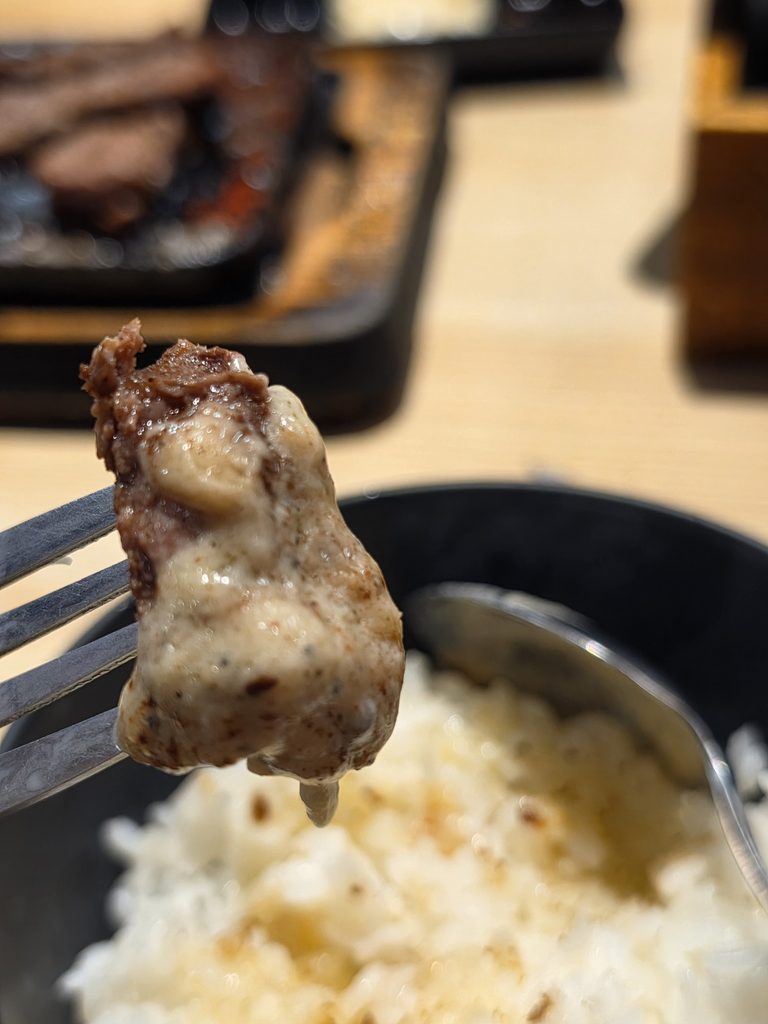 Steak with Truffle Cheese Fondue
